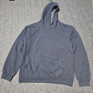 Athletic Works Dark Grey Heathered Hoodie Sweatshirt Small